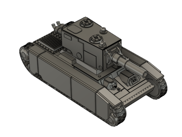 pdf pesado tanque 1 épico epic40k 40k Armagedom 3D print model - Mito3D