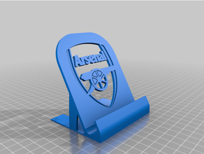 arsenal phone stand fc london smartphone 3d print model - Mito3D