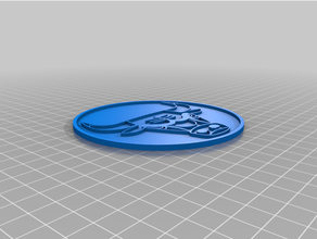 Chicago taureaux Coaster ensemble résine 3d print model - Mito3D