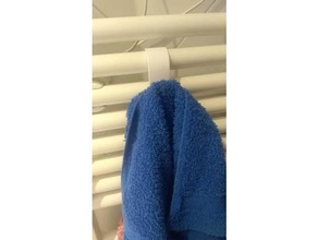 hanger heated towel radiator rail clothes bath hook bathroom accessories 3d print model - Mito3D