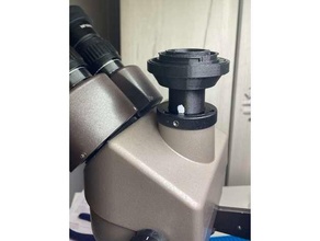 Nikon monte microscópio 3d print model - Mito3D