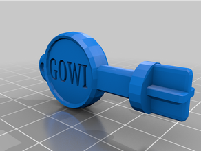 gowi replacement key cle remplacement pour boite gigogne 3d print model - Mito3D