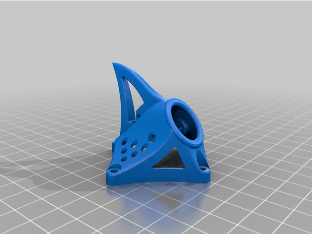 3inch hex frame canopy 3D print model - Mito3D