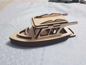 barco Corte laser 3d print model - Mito3D