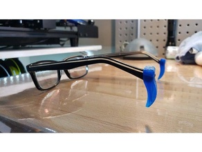 olho óculos orelha suporte Óculos 3d print model - Mito3D