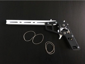 rubberband gun 3d print model - Mito3D
