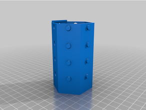modular hex spice rack 3d print model - Mito3D