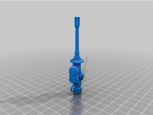 armaduras Helverin canhão automático 40k martelo guerra 3D print model - Mito3D