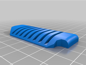 shade panel - grooves 3d print model - Mito3D