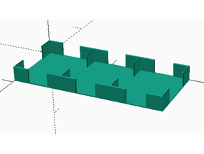 card tray customizer 3d print model - Mito3D