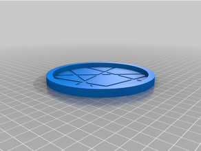 Coaster 3d print model - Mito3D