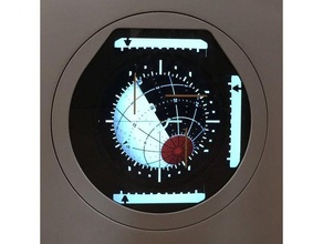 Apolo fdai 11 mando módulo artificial horizonte nasa navball espacio astronave 3d print model - Mito3D