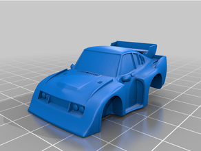 deformado miniatura coche vehiculo toyota celica lb turbo 3d print model - Mito3D