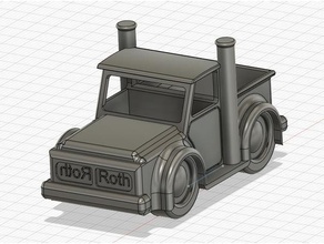 ramasser 3d testprint imprimante voiture pinterest camion 3d print model - Mito3D