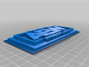 elite wrestling aew logo ecw nwa pro tnt wcw wwe 3d print model - Mito3D