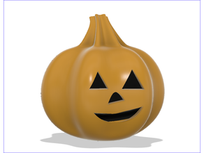 pumpkin ver2 decoration halloween 3d print model - Mito3D