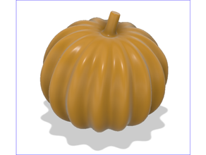 pumpkin ver1 decoration halloween 3d print model - Mito3D