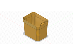 dewalt organisateur poubelle petit pièces espace rangement 3d print model - Mito3D