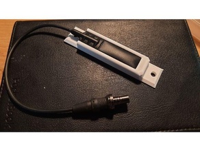 asg flashlight presure switch holder 3d print model - Mito3D