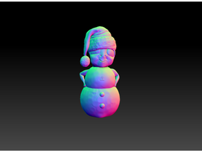 alz pupazzo neve + ornamento aumento alzak 3d print model - Mito3D