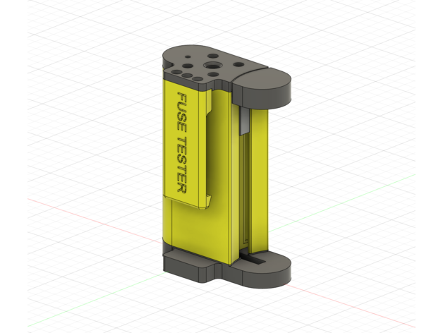 universel testeur fusible aaa avertisseur sonore LED utilitaire 3D print model - Mito3D