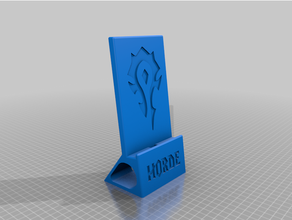 Unterstützung Telefon Warcraft Horde 3d print model - Mito3D