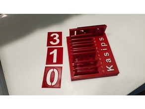 stencil number case stencils 3d print model - Mito3D
