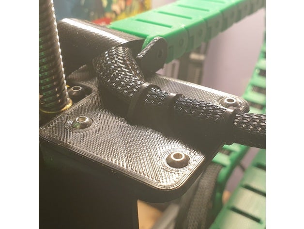 ender 3 câble chaîne portique monter remix guider gestion créalité pro 3D print model - Mito3D