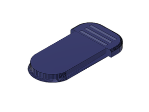 lid 2x 18650 dual battery case holder 3d print model - Mito3D