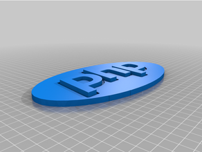 php logo 3d print model - Mito3D