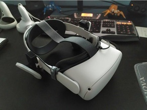 biyonik mantis binmek arayış 2 elitestrap isteğe bağlı kablo Kulp destek adaptör Oculus 3d print model - Mito3D