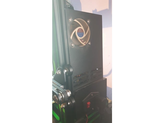 Ender 3 Profi Leistung liefern 60mm Ventilator Gehäuse Grill Remix Startseite Mantel lrs 350 24 3D print model - Mito3D