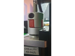 ender 3 z-stepper adjustable mount upgraded shaft coupler remix creality pro leadscrew lead screw stepper 3d print model - Mito3D
