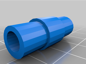 burbuja magnus desagüe tubo conector marina mar Rojo chaquetón 3d print model - Mito3D