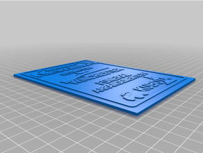 fun security sign 3d print model - Mito3D