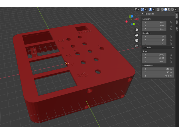 atx powered düz binmek bench psu ayarlanabilir Voltaj güç arz örtmek kılıf 3D print model - Mito3D