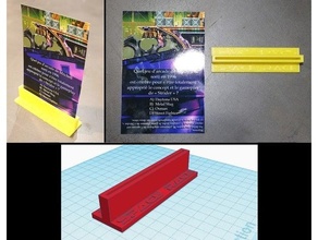 spazio gara supporto carte quiz camminatori 3d print model - Mito3D