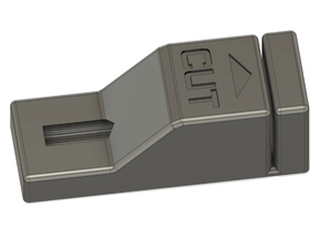 biqu b1 hotend - 323mm ptfe cutter guide 3d print model - Mito3D
