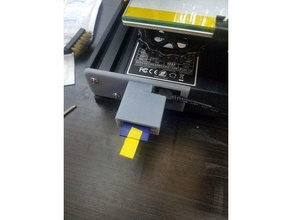 ender 3 Pro tf sd adaptador plato tarjeta 3d print model - Mito3D