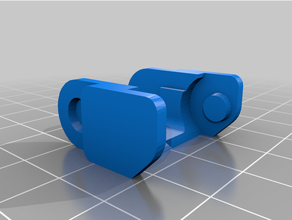 soporte cadena cabo cama quente artilharia x1 mod melhoria 3d print model - Mito3D
