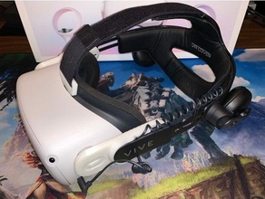 das adaptateur oculus quête 2 amélioré Frankenquest 3d print model - Mito3D