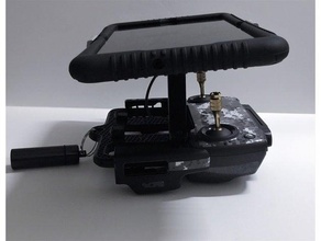 dji mavic mini táctico doble montar v1 batería soporte aterrizaje engranaje micro sd microsd 3d print model - Mito3D