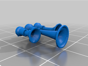 Nathan m3 Luft Horn 3d print model - Mito3D