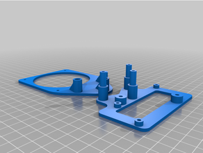 sovol sv01 Tafel Ventilator Schritt Konverter Halter Unterstützung 3d print model - Mito3D