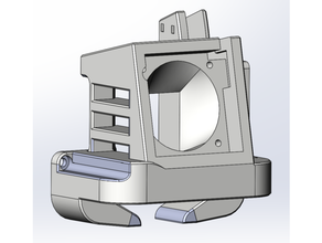 anycubic méga capuche ventilateur canal 4010 5015 5020 3d print model - Mito3D