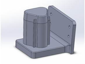bosch blue 12v tool wallmount professional gsr multitool multi toolholder holder 3d print model - Mito3D
