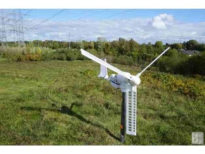 venteux 3d imprimable wind turbine électrique énergie physique renouvelable vent Moulin fenêtre 3d print model - Mito3D