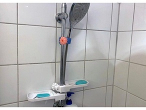 shower soapdish bathroom 3d print model - Mito3D