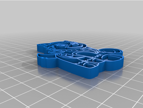 paw patrol everest - cookie cutter stamp cookiecutter cookies pawpatrol 3d print model - Mito3D