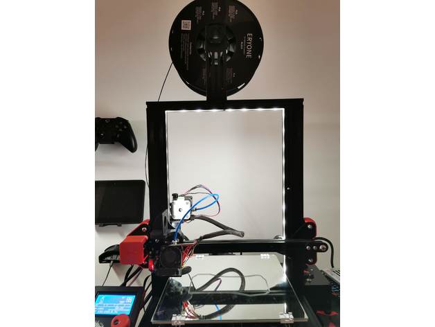 LED diffuseur ensemble ender 3 pro 3D print model - Mito3D